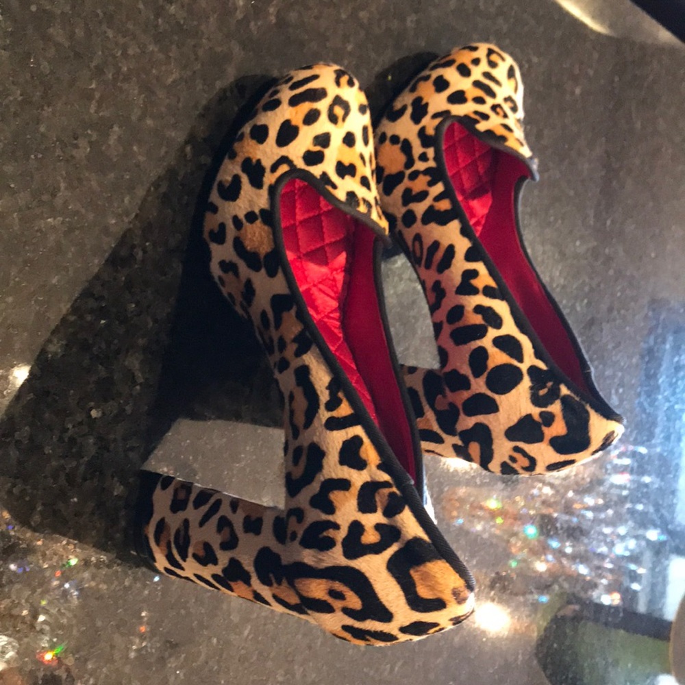 Animal print shoes